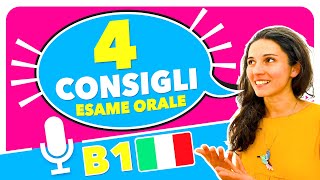 Nuovi Consigli per la Prova Orale Esame B1 Cittadinanza  Come parlare correttamente Italiano 🇮🇹 [upl. by Ursola]