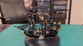 The Black Pearl Large by Piececool Part 2 [upl. by Niltac709]