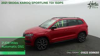 SKODA KAROQ SPORTLINE 20TDI 150PS  2021 [upl. by Sseb457]