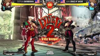 daymendou Slayer vs Crocs N Socks Slayer  Combo Breaker 2022 GGXRD Winners Quarters [upl. by Zellner761]