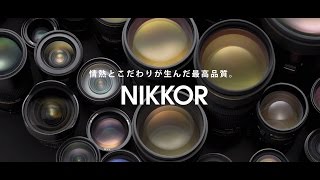 “Craftsmanship” NIKKOR Special Movie｜ ニコン [upl. by Mchale323]