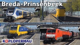 Treinen op station BredaPrinsenbeek  Dutch Train Compilation [upl. by Benjamen167]