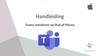 Hoe installeer ik Teams op mijn iPad [upl. by Luthanen]