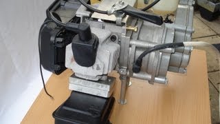 Pocket bike motor Knallgas test [upl. by Glen49]