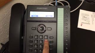 How to reset a Fortivoice FON460i [upl. by Alben375]