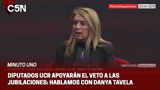 DANIA TAVELA diputada por la UCR ¨Que se hagan CARGO de las DECISIONES que toman¨ [upl. by Simmonds725]