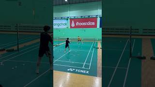 Badminton Multi Shuttle Training At Banthongyord Badminton School badminton badmintontraining [upl. by Farrington]