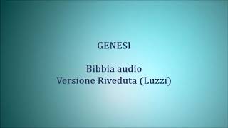 Bibbia audio  Libro della Genesi [upl. by Anigriv]