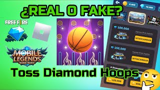 Toss Diamond Hoop diamantes a free fire Aplicación para ganar diamantes en free fire [upl. by Akere]