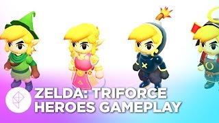 Zelda Triforce Heroes Gameplay  Snowball Ravine [upl. by Outhe]