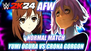 Yumi Ogura VS Itsuki Nakano 2  WWE 2K24  ANIME  Another Anime VS Quintessential Quintuplets [upl. by Emmer642]