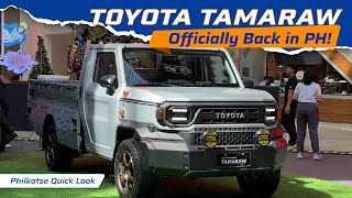 2025 Toyota Tamaraw  Return of the Comeback  Philkotse Quick Look [upl. by Adnohsirk]