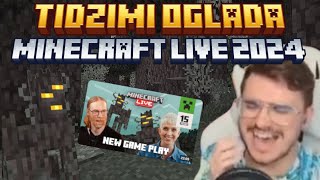 TIDZIMI I GRAF OGLĄDAJĄ Minecon 2024 [upl. by Annairba508]