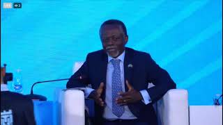 Aswan Forum 2024  SRSG Parfait OnangaAnyanga Talks About Peace and Security in Africa [upl. by Jedlicka18]