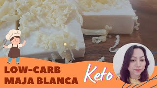 LOWCARB MAJA BLANCA  LOWCARB MAJA JELLY  KETO RECIPE [upl. by Lowney]