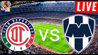 Toluca Women vs Monterrey Women Live Score l Liga Mx Women Apertura 2024 [upl. by Alanah]