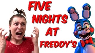 FIVE NIGHTS AT FREDDYS  NADEGE CANDLE VS GROSSES BETES POILUES [upl. by Grimonia]