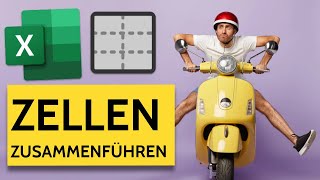 Excel Zellen zusammenführen ohne Daten zu verlieren [upl. by Latihs]