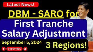 DBM SARO for First Tranche Salary Increase  3 Regions [upl. by Asirap]