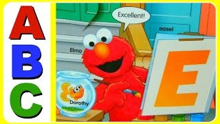 Learn ABC Alphabet with Sesame Street Elmo Cookie Monster Abby Big Bird Educational Video For K [upl. by Donny490]