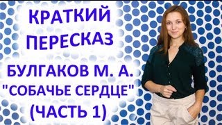 Пересказ Булгаков М А «Собачье сердце» Часть 1 [upl. by Krongold612]