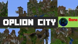 Rene  Building Oplion city MINECRAFT Wynncraft texture pack [upl. by Ruamaj]