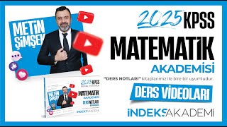 3 2025 KPSS  Matematik  Tek  Çift Sayılar  I  Metin ŞİMŞEK [upl. by Kalin]