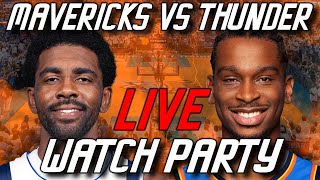 Mavericks vs Thunder Live Watch Party  NBA Regular Season 20232024 [upl. by Ilaw]