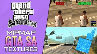 How to Mipmap Textures for Grand Theft Auto San Andreas  GTA SA [upl. by Niriam]