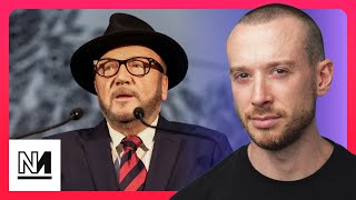 George Galloway Points To Gaza In Rochdale Byelection Victory  NovaraLIVE [upl. by Aztirak808]