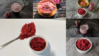 Instant Gulkand in Microwave  Rose jam  preserve  गुलकंद माइक्रोवेव में कैसे बनाएं  RupaliRasoii [upl. by Anselmi707]