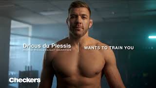 Win a 1on1 Training Session with Dricus du Plessis  Checkers South Africa [upl. by Alcot]