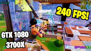 240 FPS on a GTX 1080 in 2024 R7 3700X  GTX 1080  Fortnite Solos Benchmark  Performance mode [upl. by Acquah96]