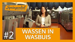 Hoe werkt het wasproces in een wasserette 2 Kleding wassen van de zorginstellingen in de wasbuis [upl. by Nylcaj374]