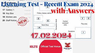 IELTS Listening Actual Test 2024 with Answers  17022024 [upl. by Ermine58]