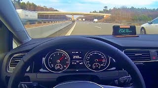 VW Golf 10 TSI 115HP Acceleration 0200 Top Speed Test [upl. by Barbabra]