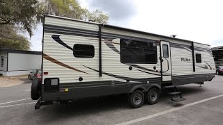 2016 Forest River Puma 32RKTS Travel Trailer Walkaround  OptimumRVcom [upl. by Nasah938]