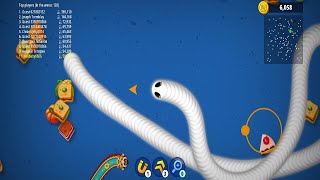 wormszoneio slitherio game [upl. by Ynffit]