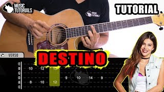 Cómo tocar Destino de Greeicy Nacho en Guitarra  Tutorial  PDF GRATIS [upl. by Alexia301]