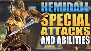 Heimdall All Special Attacks And Abilities  Marvel Contest Of Champions [upl. by Cynth747]