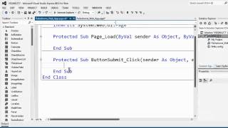 Visual Studio Express 2012 For Web Tutorial 7 Palindrome Web App [upl. by Ttemme]