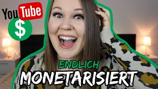 ENDLICH AUF YOUTUBE MONETARISIERT 💰 Was muss man machen um monetarisiert zu werden I Sabinchen [upl. by Deanne146]