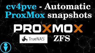 ProxMox automatic periodic snapshots with help of cv4pve Feat ZFS FreeNASTrueNAS ZFSoveriSCSI [upl. by Lerim600]