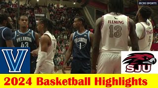 Villanova vs Saint Josephs Basketball Game Highlights 11 12 2024 [upl. by Yssirk559]