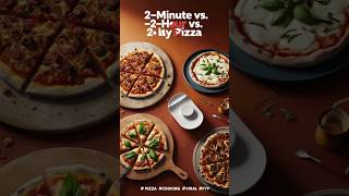 2Minute vs 2Hour vs 2Day Pizza pizza cooking viral fyp [upl. by Thanos]