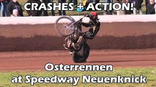 CRASHES  ACTION Osterrennen at Speedway Neuenknick 2018 [upl. by Intruok55]