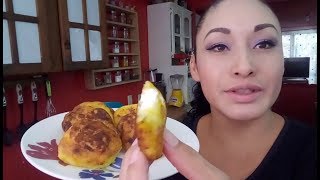 Tortitas de platano macho rellenas de quesoFABI CEA [upl. by Akilam]