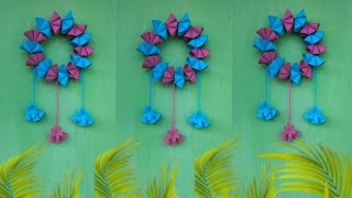 Wallmate  Paper Wallmate  Paper Wall Hanging Wall hanging craft ideas  Paper craft [upl. by Kcerred]