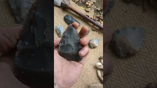 Acheulean hand axe from Brandon flint history survival bushcraft hunting [upl. by Siramaj]