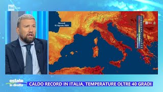 Caldo record in Italia le previsioni per ferragosto  Estate in diretta 13082024 [upl. by Huebner470]